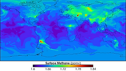 Methane climate images